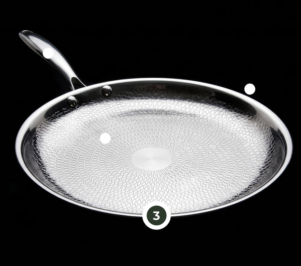 Titanium Surface, Reinforced Steel Base