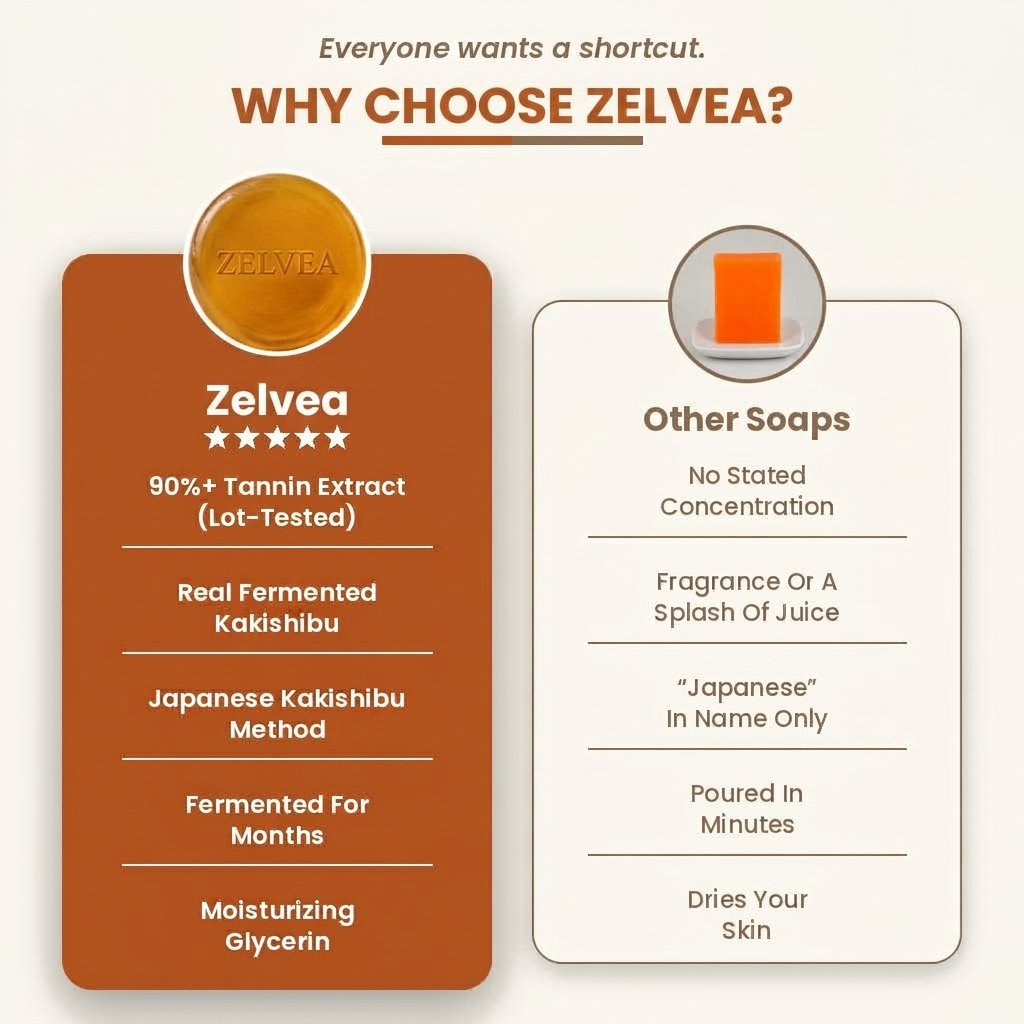 Zelvea Kakishibu Persimmon Soap