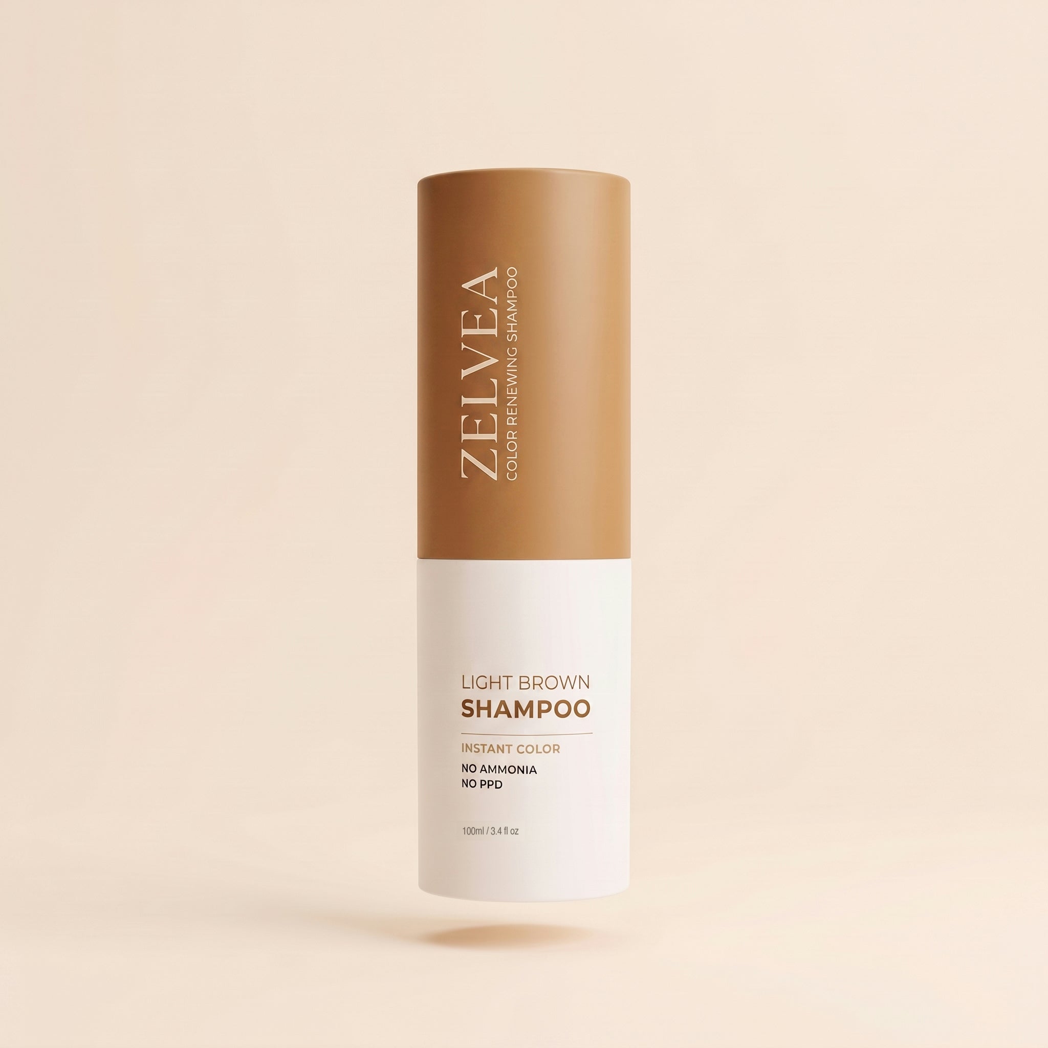 Zelvea Color Renewing Shampoo, Light Brown